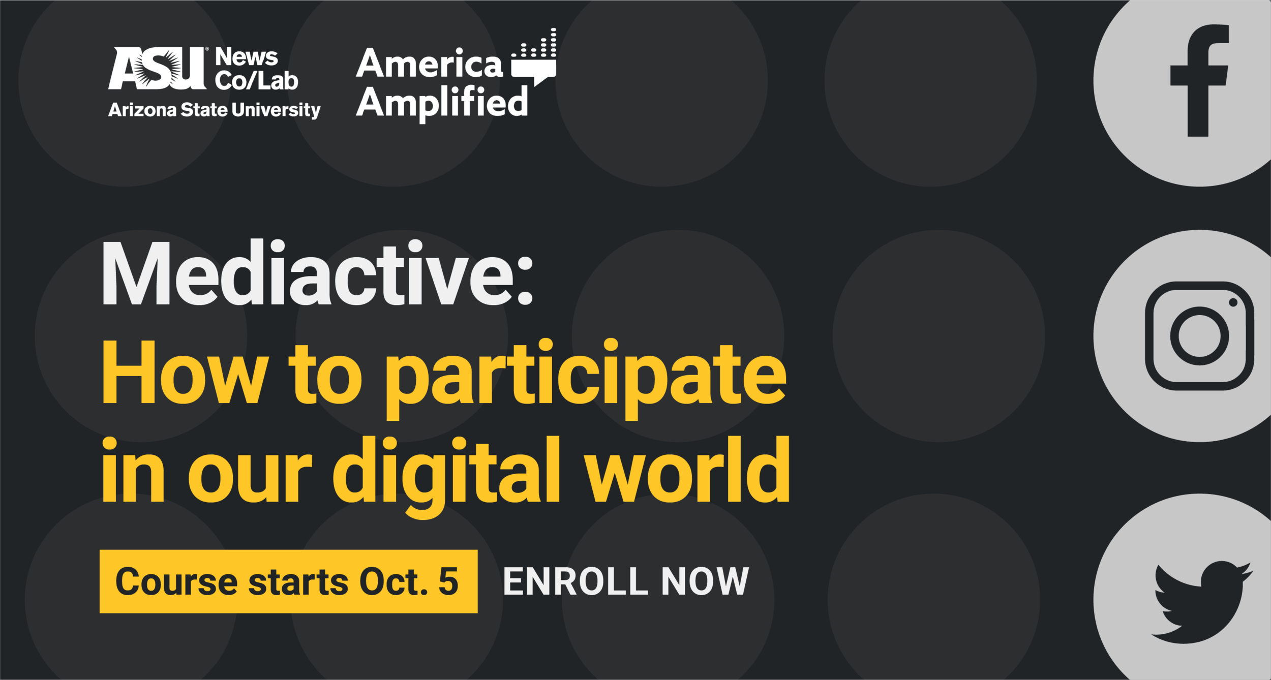 ASU’s News Co/Lab, America Amplified offer free online course on understanding media