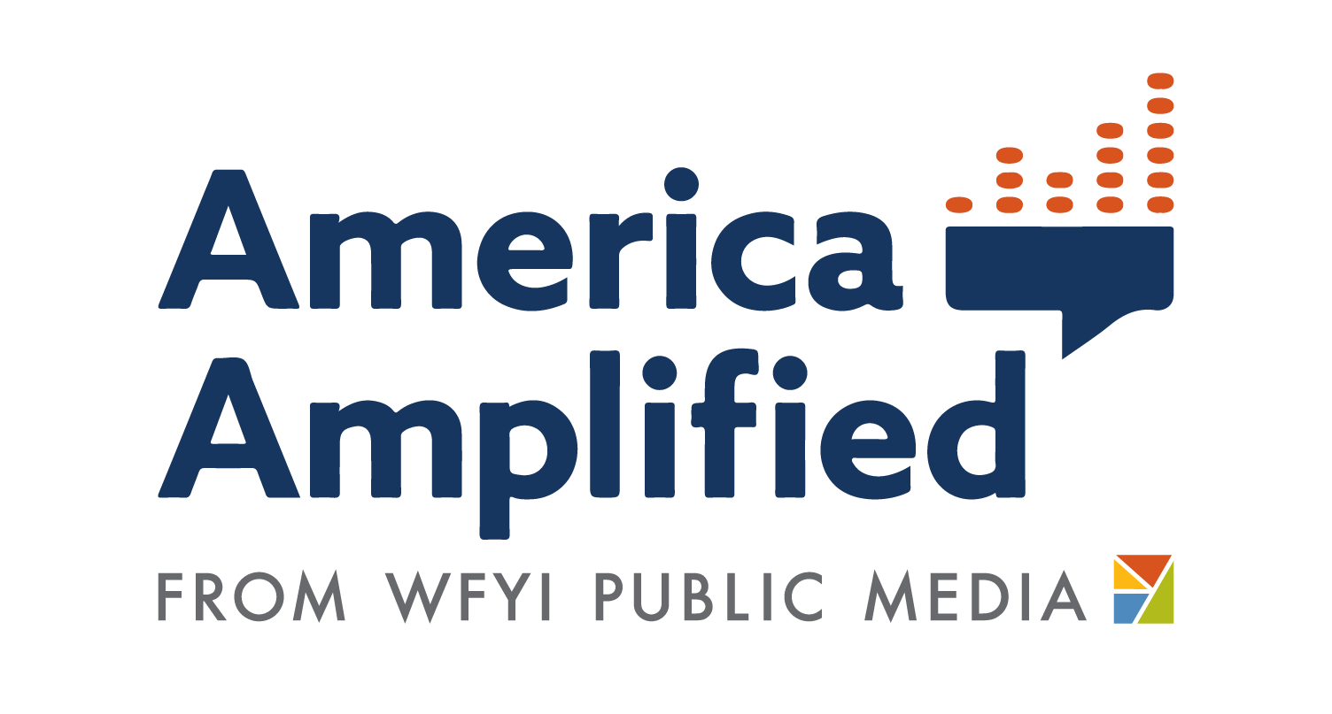 The America Amplified logo with a tagline that reads: From WFYI Public Media."